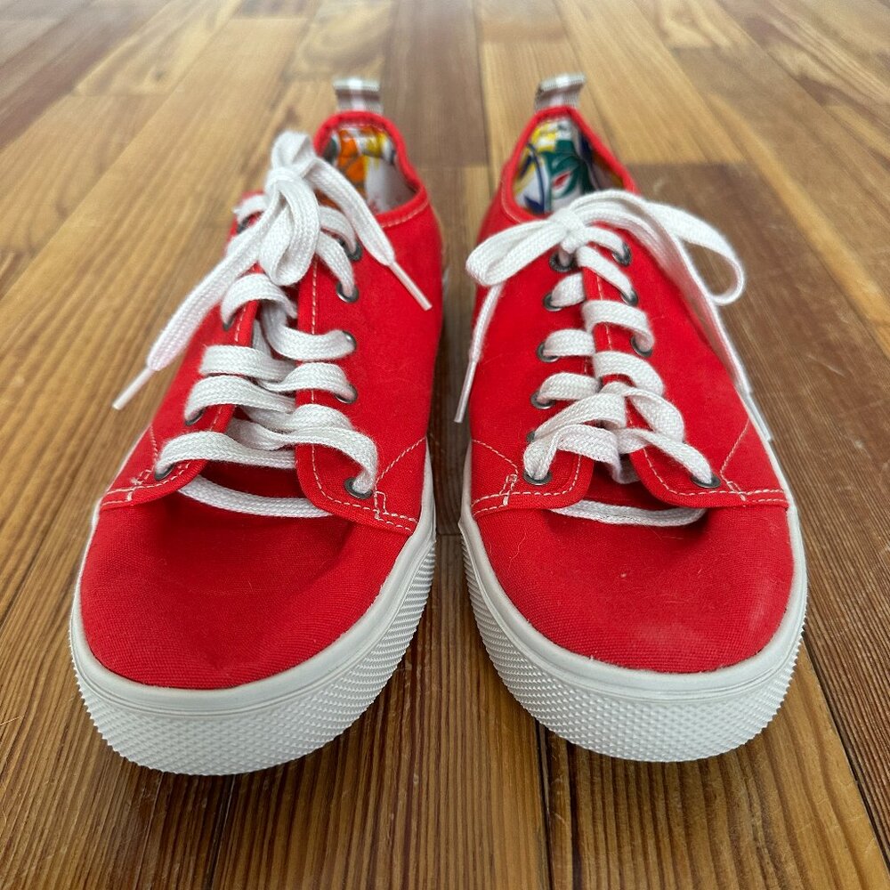 NWOT Women's Size 8.5 Toms Travel Lite Red Shoes